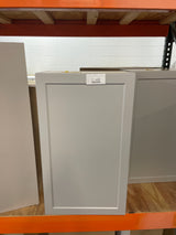 Designer Series Melvern 21 in. W x 12 in. D x 36 in. H Assembled Shaker Wall Kitchen Cabinet in Heron Gray