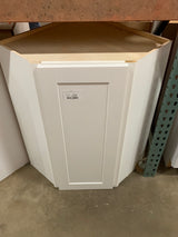 Arlington Vesper White Plywood Shaker Stock Assembled Corner Kitchen Cabinet Soft Close 20 in W x 12 in D x 36 in H