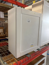 Shaker Satin White Stock Assembled Wall Kitchen Cabinet (24 in. x 30 in. x 12 in.)