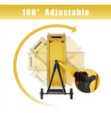 24 in. 8800 CFM High Velocity Industrial Drum Fan in Yellow, 3-Speed Heavy-Duty Fan for Warehouse and Basement