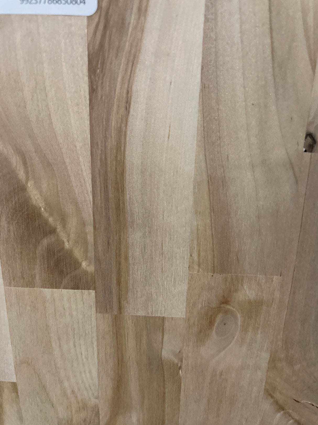 6 ft. L x 39 in. D Unfinished Birch Solid Wood Butcher Block Island Countertop With Eased Edge