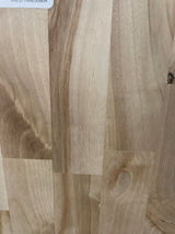 6 ft. L x 39 in. D Unfinished Birch Solid Wood Butcher Block Island Countertop With Eased Edge