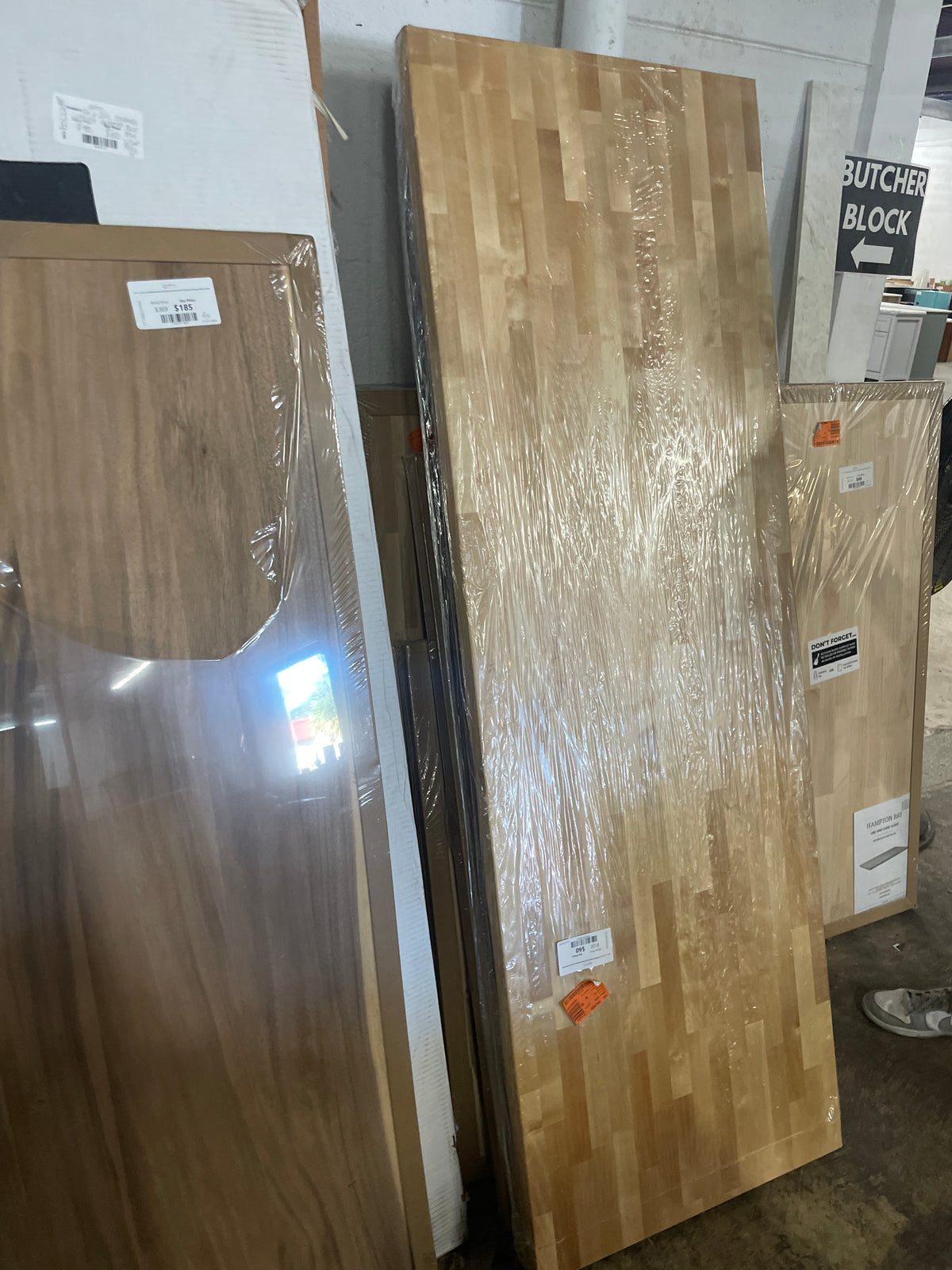 6 ft. L x 25 in. D Finished Engineered Birch Butcher Block Countertop
