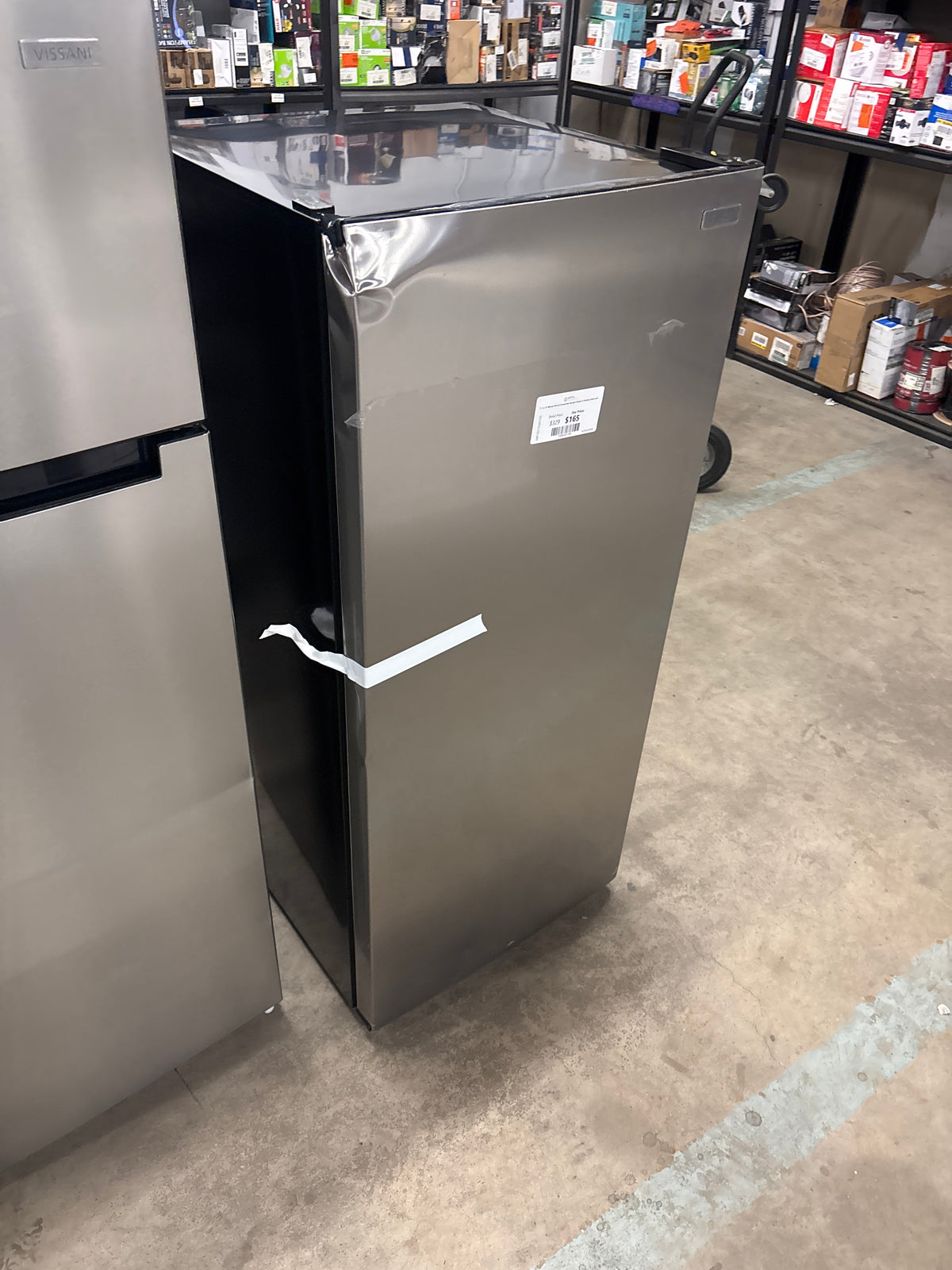 7.1 cu. ft. Manual Defrost Convertible Upright Freezer in Stainless Steel Look