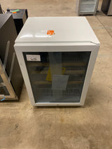 23.5 in. Single Zone 230-Can Beverage Cooler in White Built-In Mini Refrigerator 4.9 cu. ft. with Reversible Door Hinge