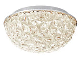 Ellis Place 12.25 in. Chrome LED Round Flush Mount, Modern Ceiling Light