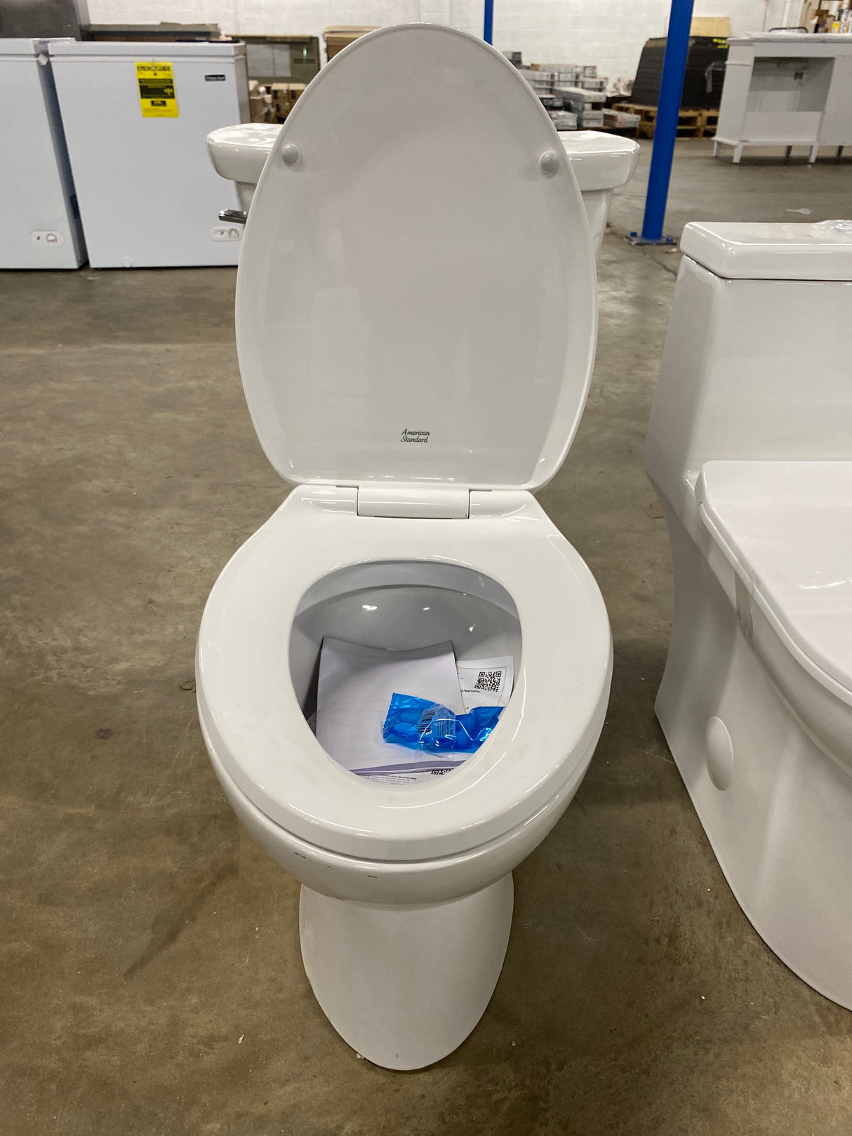 Cadet 12 in. Antimicrobial 2-Piece 1.28 GPF Single Flush Chair Height Round Toilet with Slow Close Seat in White