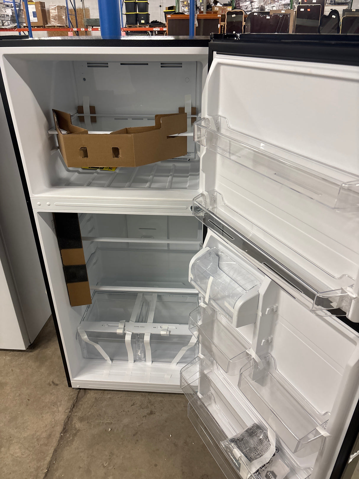 18.1 cu. ft. Top Freezer Refrigerator in Fingerprint Resistant Stainless Look, Garage Ready