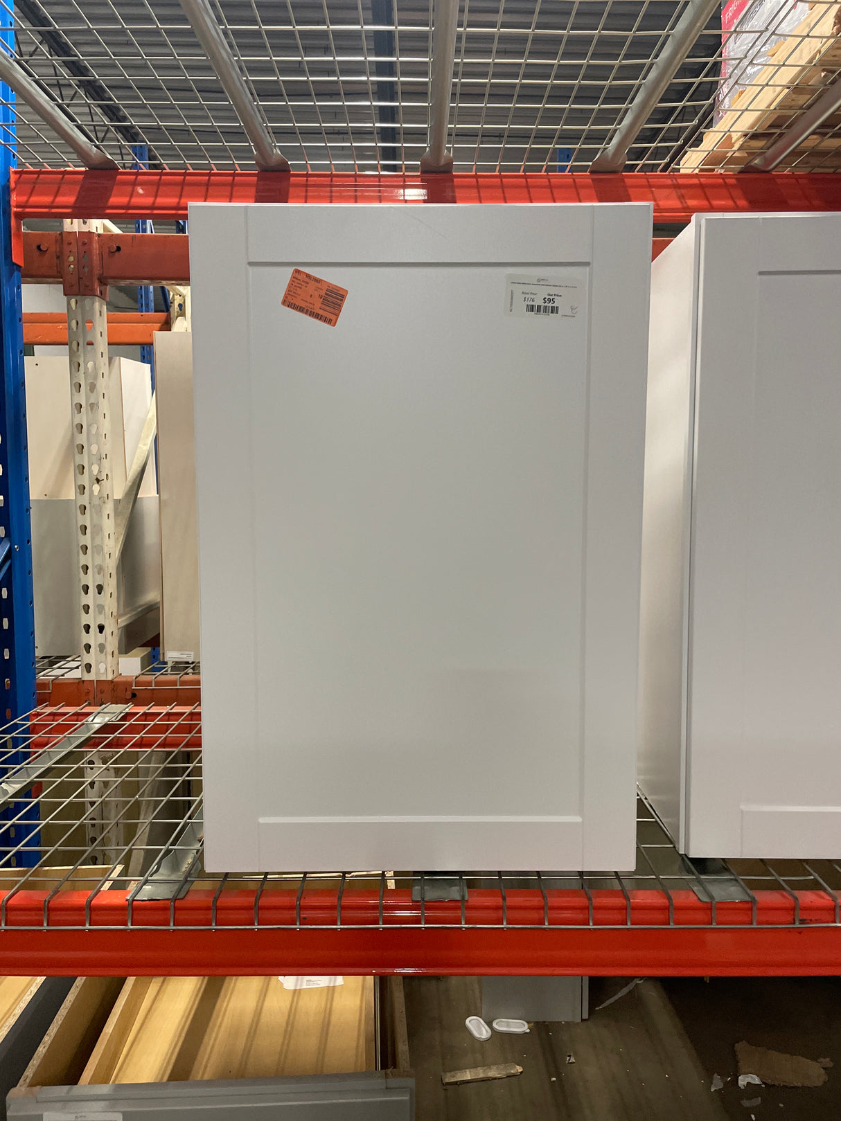 Shaker Satin White Stock Assembled Wall Kitchen Cabinet (24 in. x 36 in. x 12 in.)