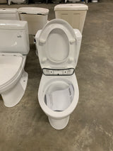 Drake 2-Piece 1.6 GPF Single Flush Elongated ADA Comfort Height Toilet in Cotton White, SoftClose Seat Included