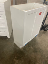 Penlee 25 in. Single Sink White Bath Vanity (No Top)
