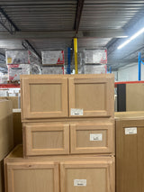 30 in. W x 12 in. D x 15 in. H Assembled Wall Bridge Kitchen Cabinet in Unfinished with Recessed Panel