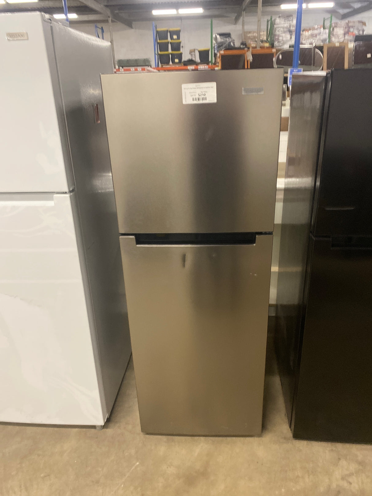 10.1 cu. ft. Top Freezer Refrigerator in Stainless Steel