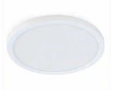 10.5-Watt Integrated LED Flush Mount 7.5 in. White Round Dimmable Flat Panel Ceiling with Color Change 5CCT