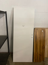 Invisible Reverse Frameless 30in. x 80in. Left-Hand Primed White Wood Single Prehung Interior door w/ Concealed Hinges