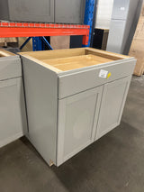 Westfield Dusk Gray Shaker Stock Assembled Base Kitchen Cabinet (36 in. W x 23.75 in. D x 35 in. H)
