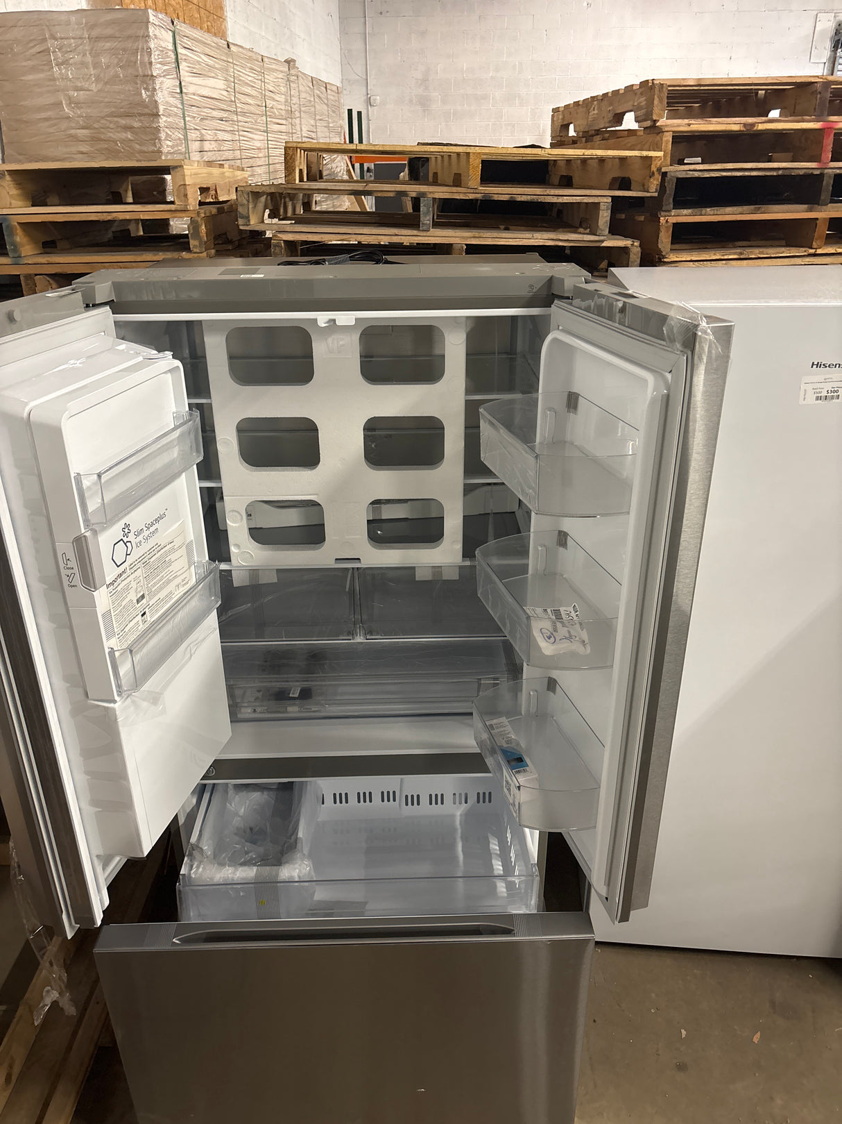 LG Counter-Depth MAX with Zero Clearance 3-Door French Door Refrigerator