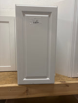 Hampton Satin White Raised Panel Stock Assembled Wall Kitchen Cabinet (15 in. x 30 in. x 12 in.)