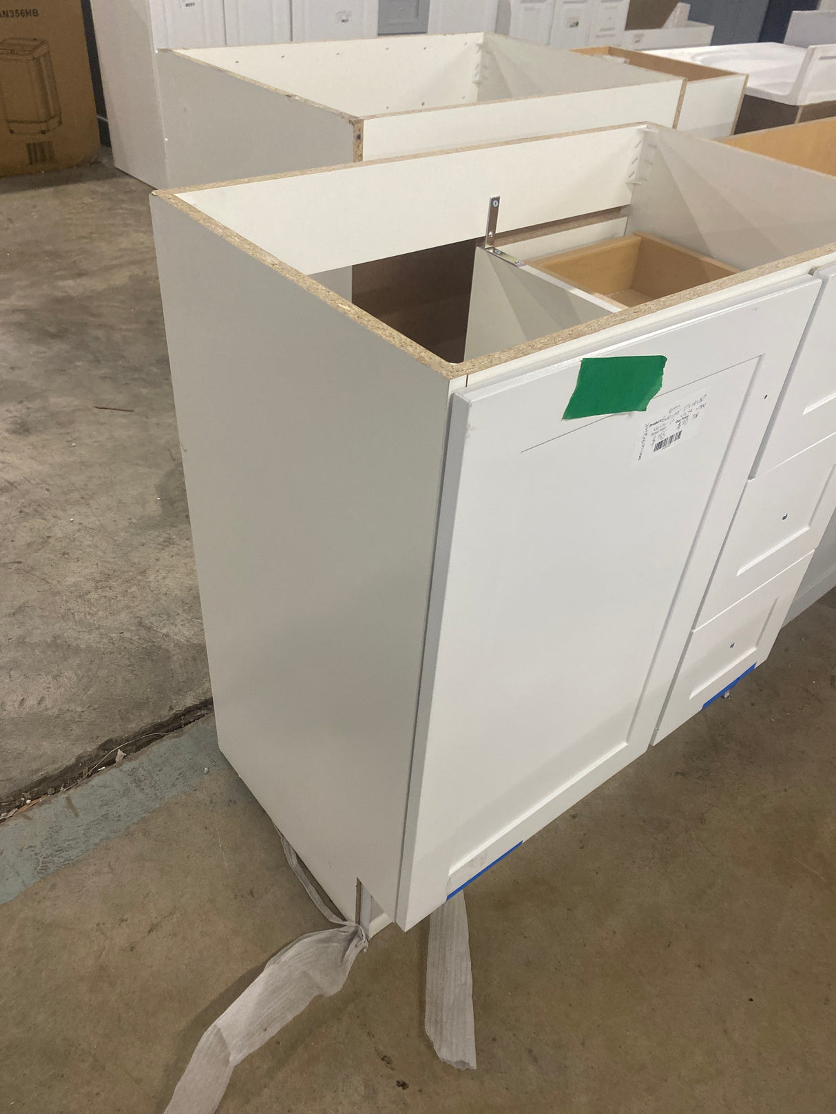 Bannister 31 in. W x 19 in. D x 35 in. H Single Sink Freestanding Bath Vanity in White without Top