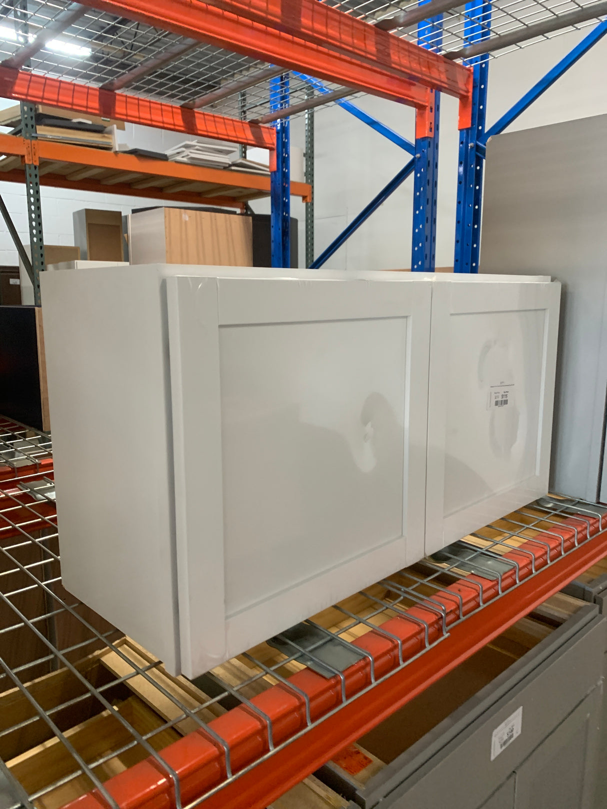 Courtland 36 in. W x 12 in. D x 18 in. H Assembled Shaker Wall Bridge Kitchen Cabinet in Polar White