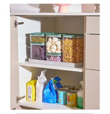 14-piece Cream Glass Airtight Container Set