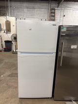 18.1 cu. ft. Top Freezer Refrigerator with Adjustable Glass Shelving in White, Garage Ready