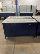 Liberty & Luxe Vanity 60"x22"x34" in Blue
