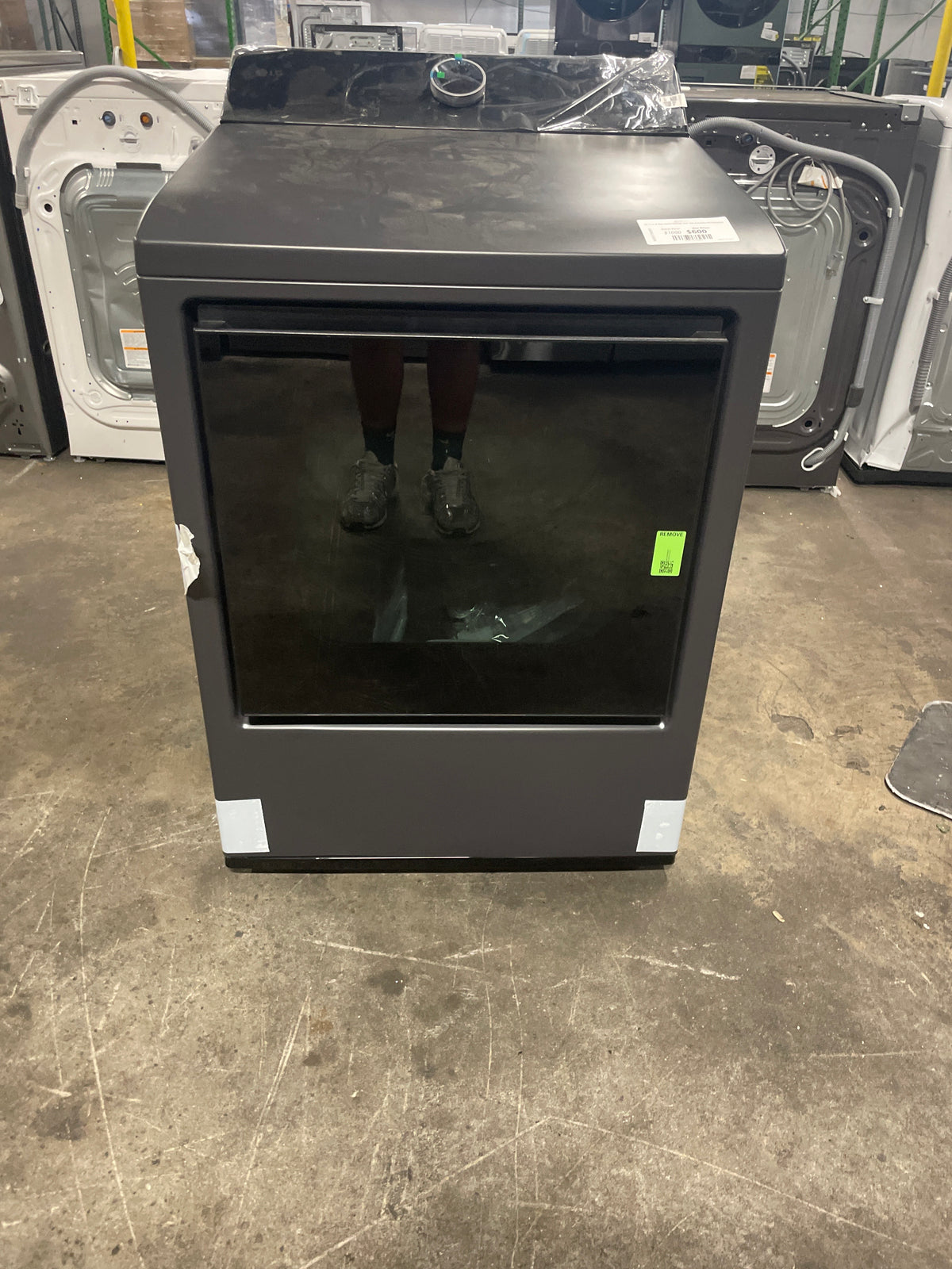 LG 7.3 cu. ft. Rear Control ELECTRIC Dryer with AI Sensing and TurboSteam