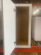 Shaker 12 in. W x 12 in. D x 30 in. H Assembled Wall Cabinet in Satin White