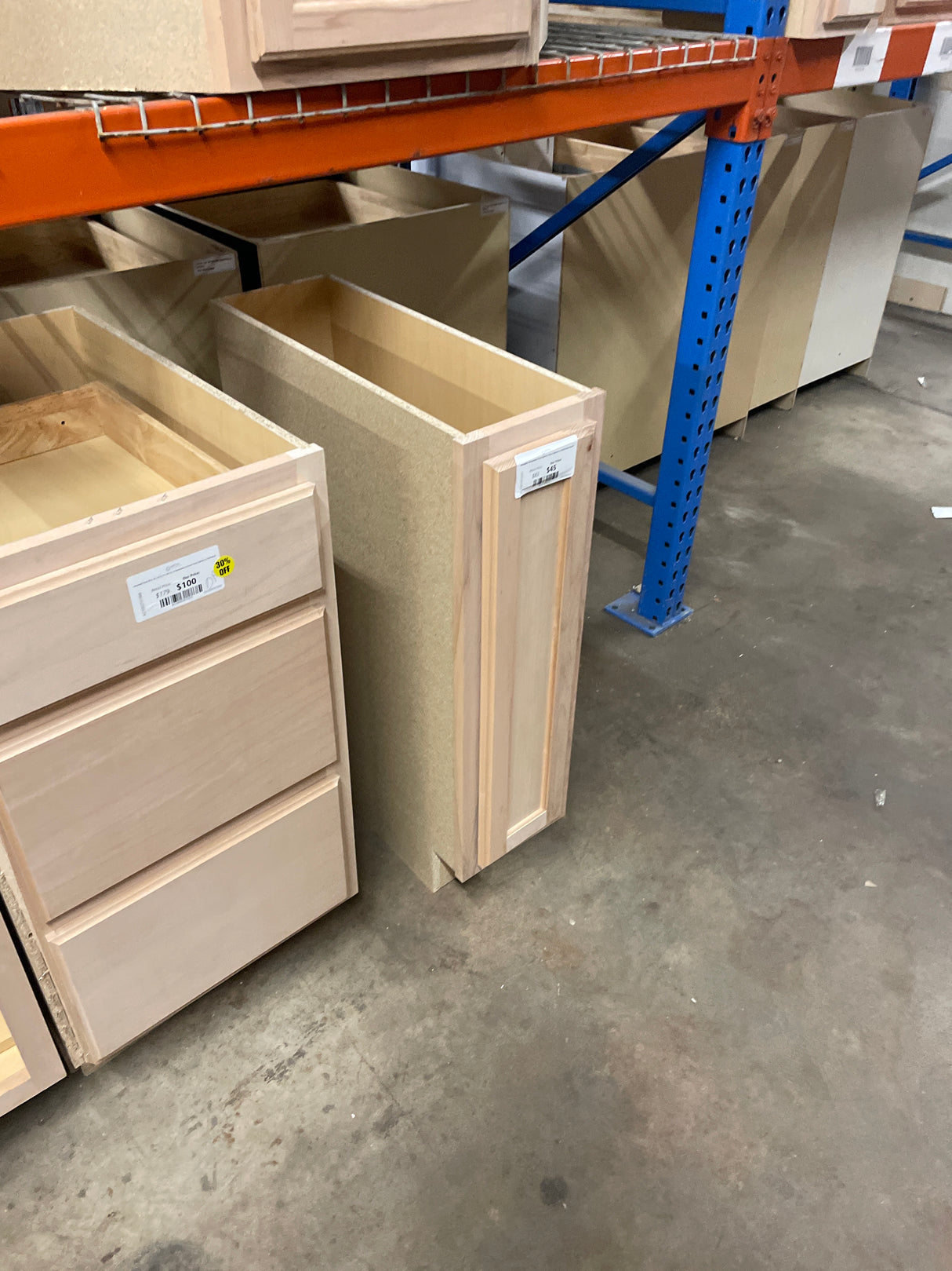 Hampton Assembled 9x34.5x24 in. Base Cabinet in Unfinished Beech