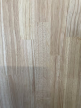 8 ft. L x 25 in. D Unfinished Hevea Solid Wood Butcher Block Countertop With Square Edge