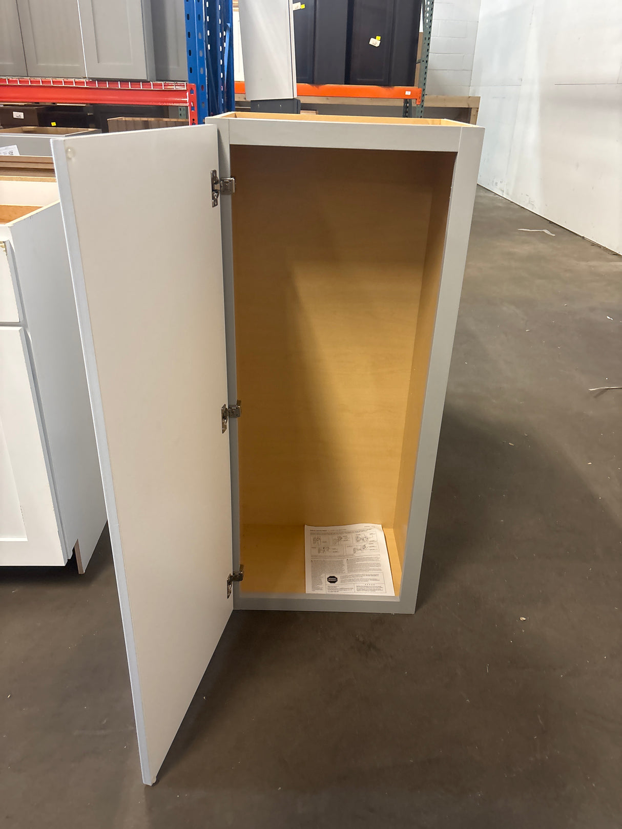 Shaker Assembled 18x42x12 in. Wall Kitchen Cabinet in Dove Gray