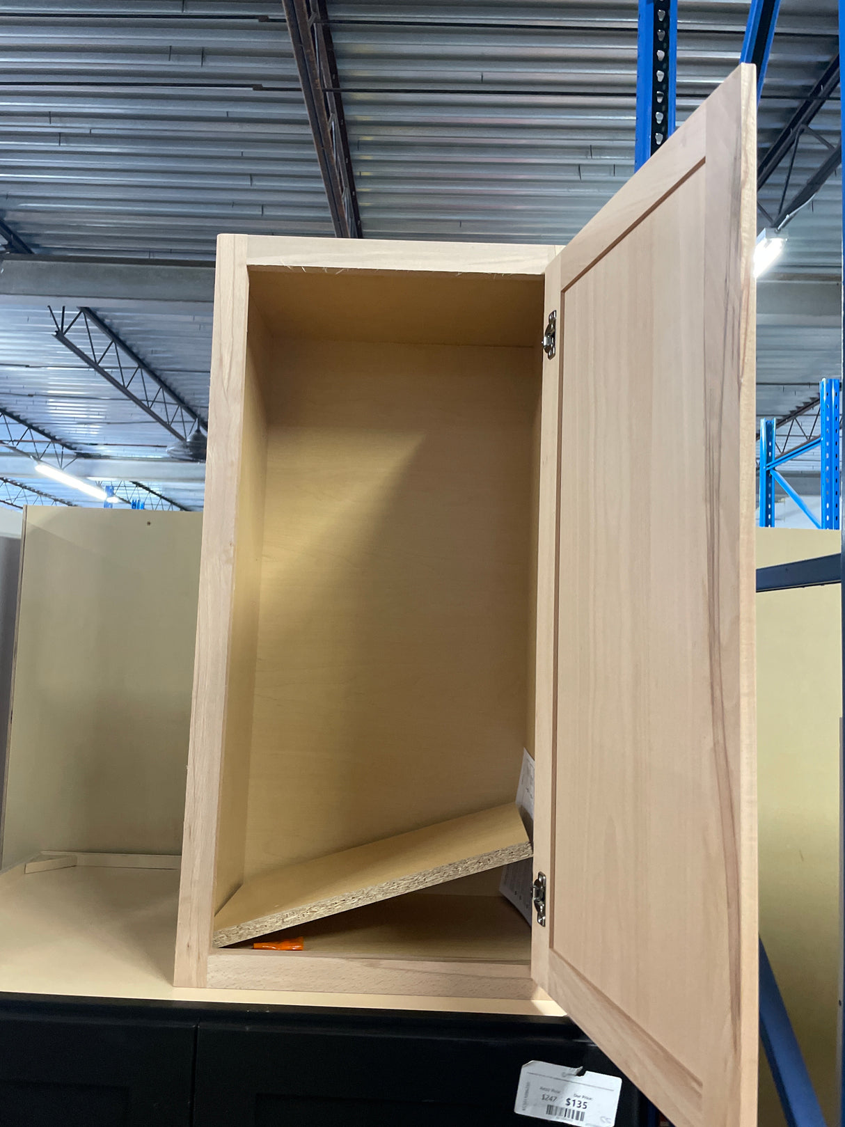 Recessed Panel 18 in. W x 12 in. D x 36 in. H Assembled Wall Cabinet in Unfinished