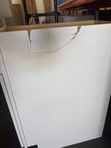 Shaker Satin White Stock Assembled Base Kitchen Cabinet with Ball-Bearing Drawer Glides (12 in. x 34.5 in. x 24 in.)