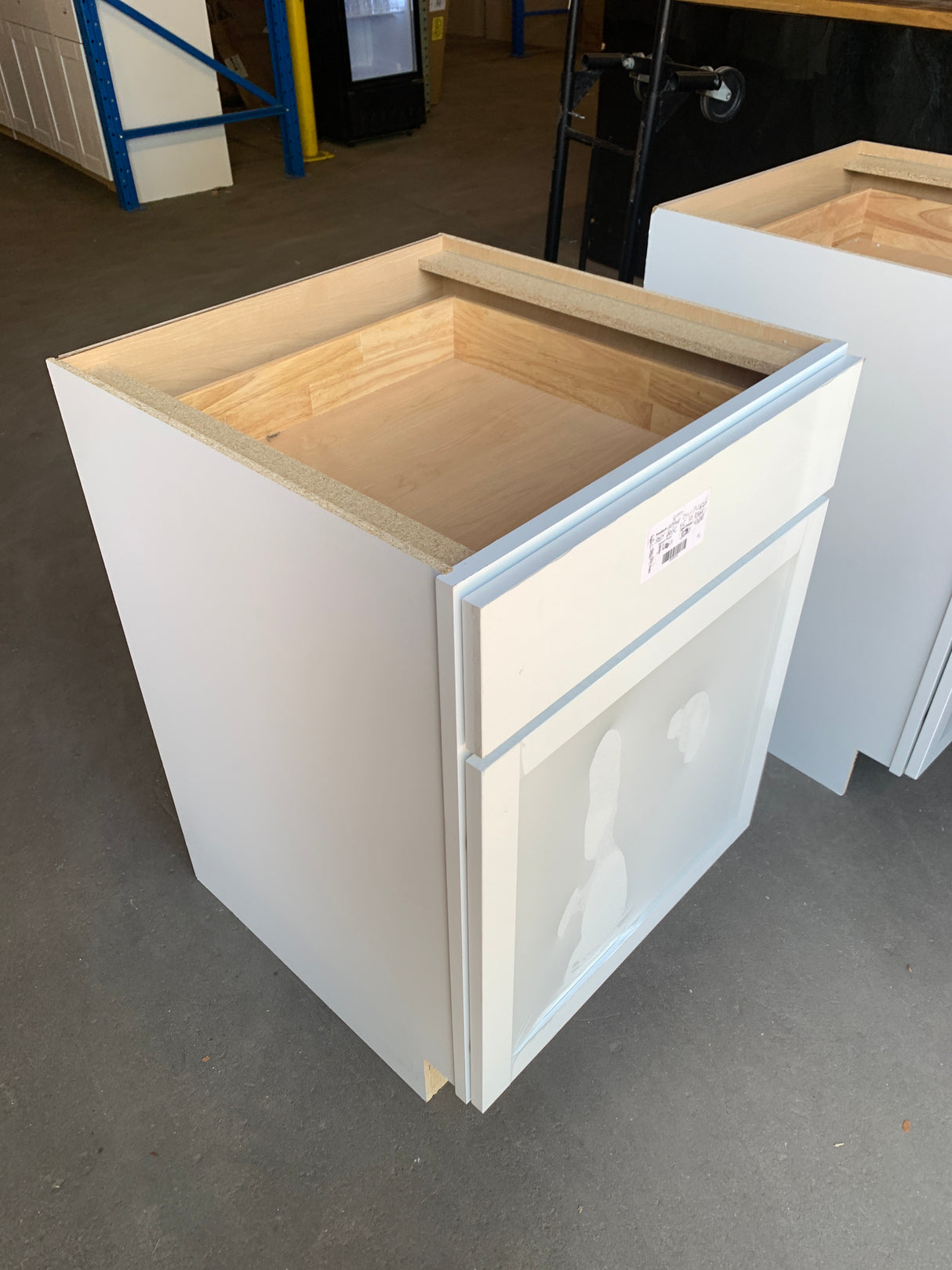 Courtland 24 in. W x 24 in. D x 34.5 in. H Assembled Shaker Base Kitchen Cabinet in Polar White
