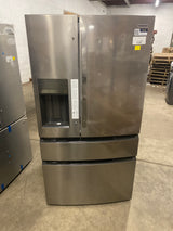 36 in. 26 cu. ft. Standard-Depth 4-Door French Door Refrigerator in Fingerprint-Resistant Stainless Steel Look