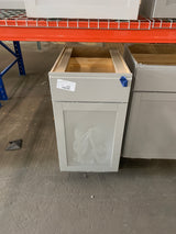 Westfield Dusk Gray Shaker Stock Assembled Base Kitchen Cabinet (18 in. W x 23.75 in. D x 35 in.)