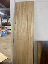 8 ft. L x 25 in. D Unfinished Birch Butcher Block Countertop in With Standard Edge