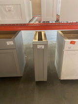 Westfield Dusk Gray Shaker Stock Assembled Base Kitchen Cabinet (9 in. W x 23.75 in. D x 35 in. H)