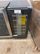 15 in. Dual Zone 30-Bottle Undercounter/ Freestanding Wine Cooler in Black with Reversible Door, Removable Shelves