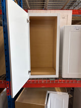 Shaker Satin White Stock Assembled Wall Kitchen Cabinet (18 in. x 36 in. x 12 in.)