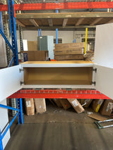 Shaker 36 in. W x 12 in. D x 12 in. H Assembled Wall Bridge Cabinet in Satin White