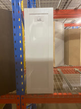 Courtland Polar White Finish Laminate Shaker Stock Assembled Wall Kitchen Cabinet 12 in. x 36 in. x 12 in.