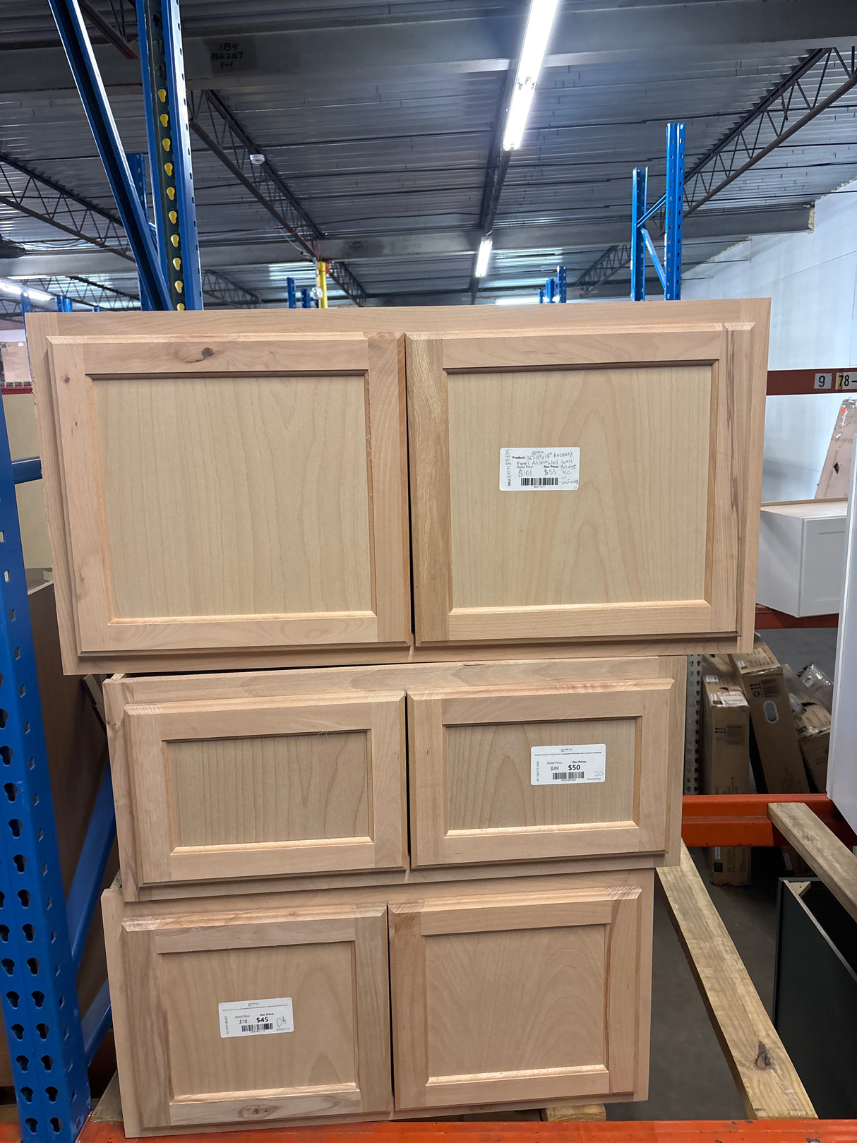 Recessed Panel 36 in. W x 12 in. D x 18 in. H Assembled Wall Bridge Cabinet in Unfinished
