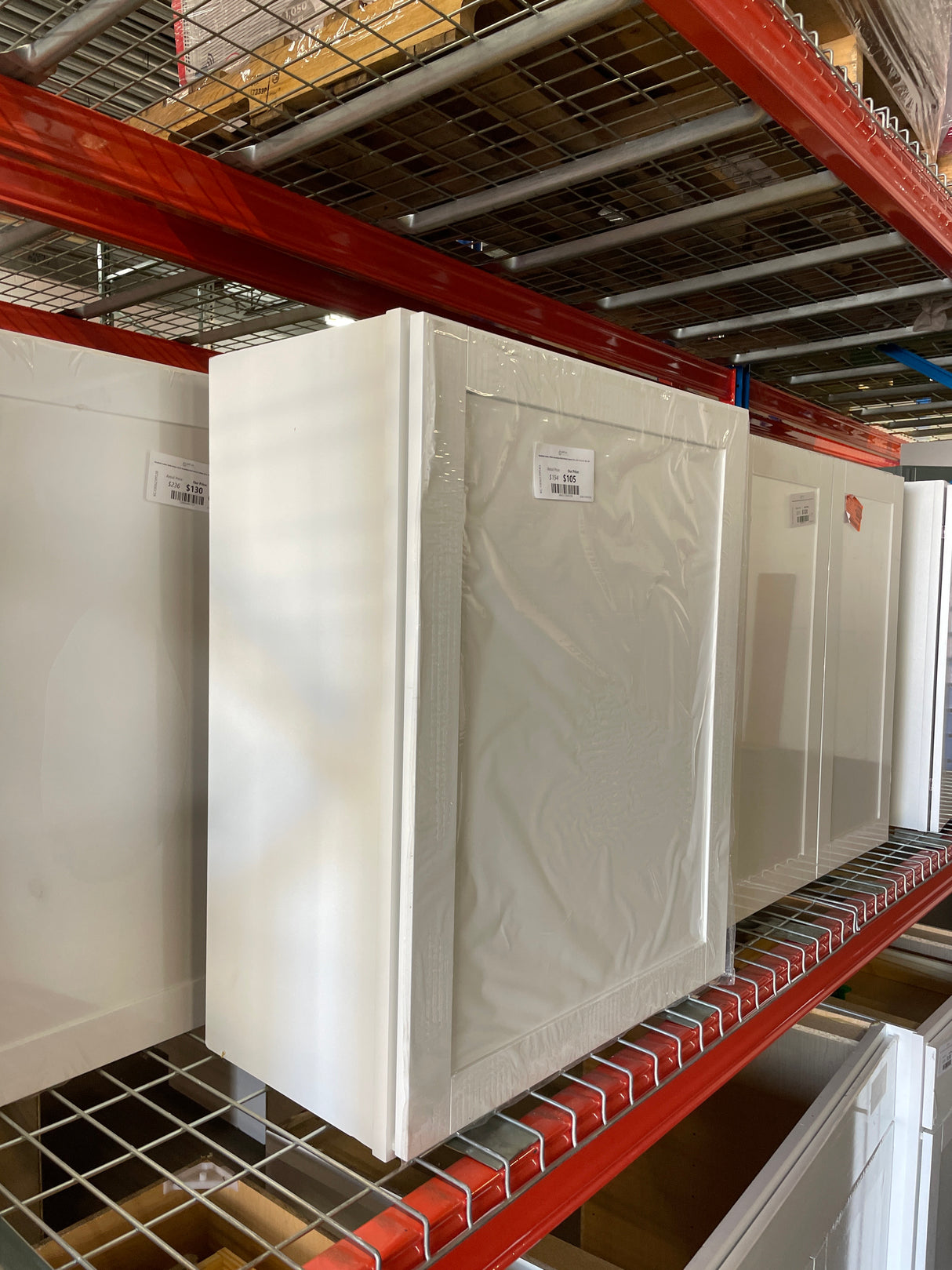 Westfield Feather White Assembled Wall Kitchen Cabinet (24 in. W x 12 in. D x 30 in. H)