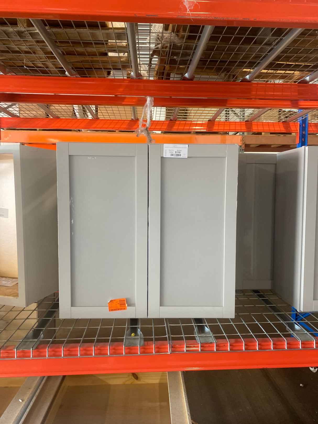 Courtland 30 in. W x 12 in. D x 30 in. H Assembled Shaker Wall Kitchen Cabinet in Sterling Gray