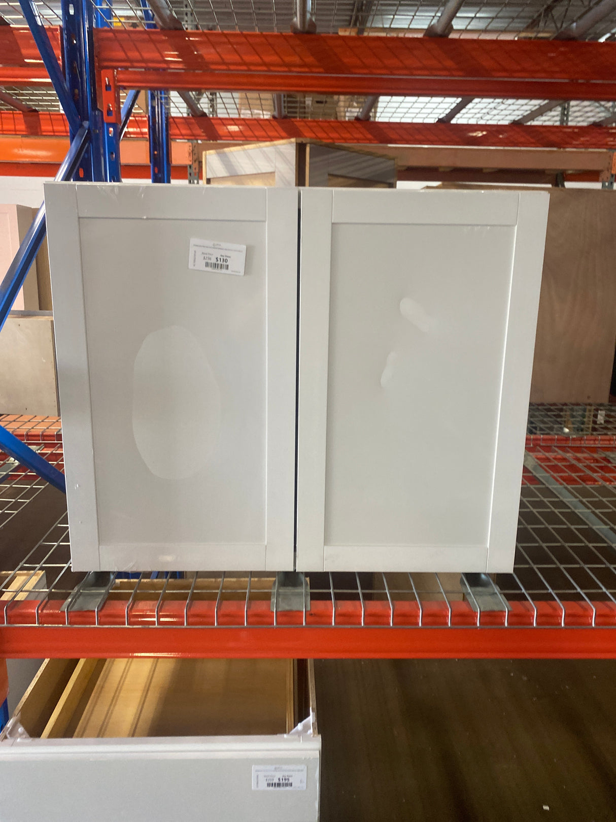 Westfield Feather White Shaker Stock Assembled Wall Kitchen Cabinet (36 in. W x 12 in. D x 30 in. H)