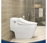 HD-7000 Electric Bidet Seat for Elongated Toilets in White with Fusion Heating Technology