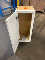 Westfield Feather White Shaker Stock Assembled Wall Kitchen Cabinet (12 in. W x 12 in. D x 30 in. H)
