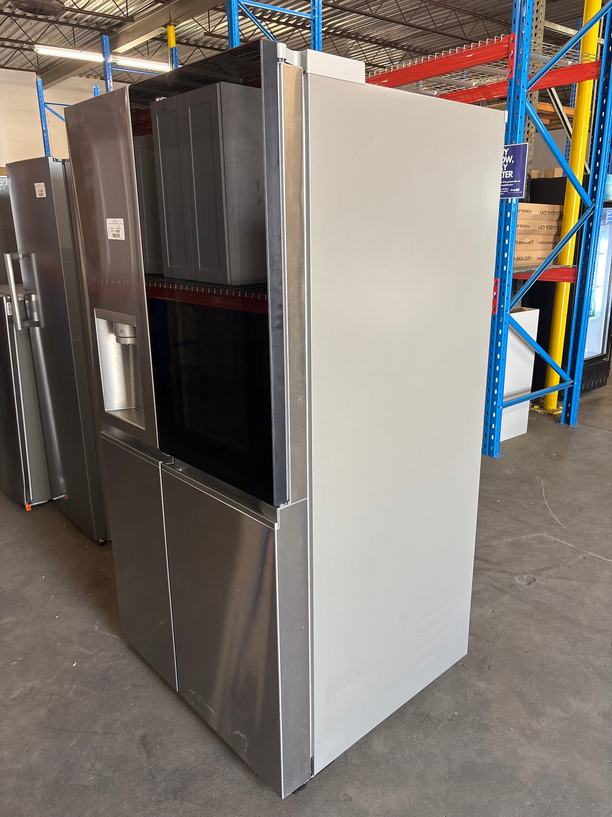 LG 27 cu.ft. Smart Side-By-Side InstaView Door-in-Door Refrigerator with Craft Ice in Stainless Steel
